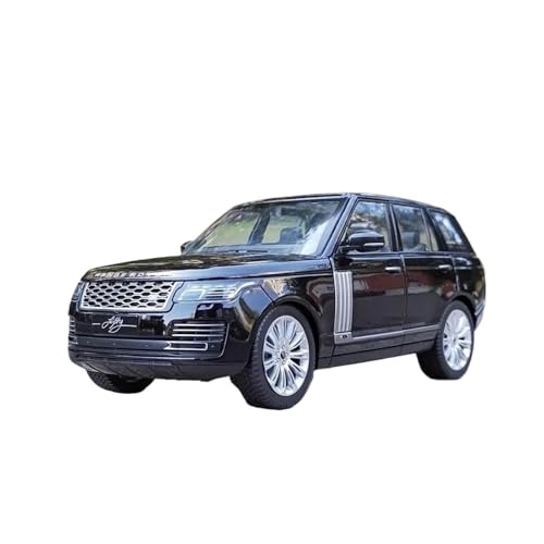 YRXIAO Modellbausatz Auto 1/18 für Land Rover Legierung Auto Modell Diecast Metall Spielzeug Auto Modell Sound Und Licht Hobby Auto Display Modelle Für Wohndekorationen(Black) von YRXIAO