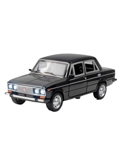 YRXIAO Modellbausatz Auto 1/24 für Lada 2106 Diecast Legierung Auto Modell Spielzeug Metall Körper Tür Kann Geöffnet Spielzeug Auto Zurückziehen Für Wohndekorationen von YRXIAO