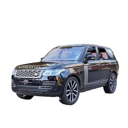 YRXIAO Modellbausatz Auto 1/32 für Range Rover Sport SUV Legierung Metall Auto Modell Druckguss Geländewagen Auto Modell Sound und Licht Sammlung Für Wohndekorationen(Black) von YRXIAO