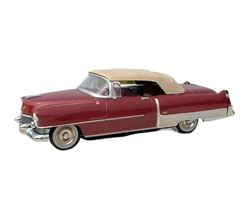 YRXIAO Modellbausatz Auto 1/43 für Cadillac Legierung Klassische Alte Auto Modell Druck Druck Metall Fahrzeuge Retro Vintage Auto Modell Display Für Wohndekorationen(Red) von YRXIAO