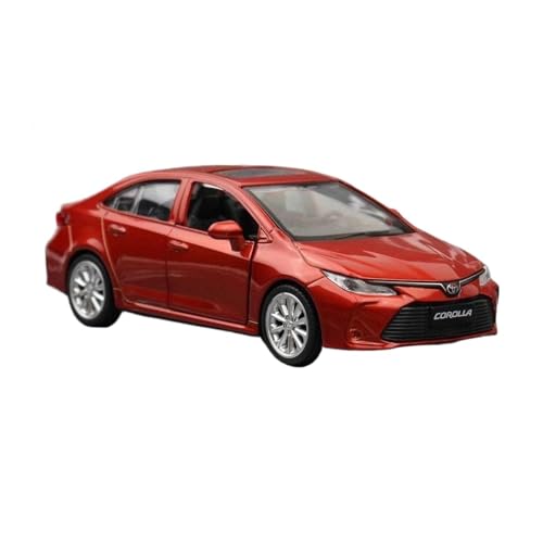 YRXIAO Modellbausatz Auto 1/43 für Toyota Corolla Hybrid Spielzeug Auto Für Kinder Diecast Metall Miniatur Modell Ziehen Sammlung Ornamente Auto Für Wohndekorationen von YRXIAO