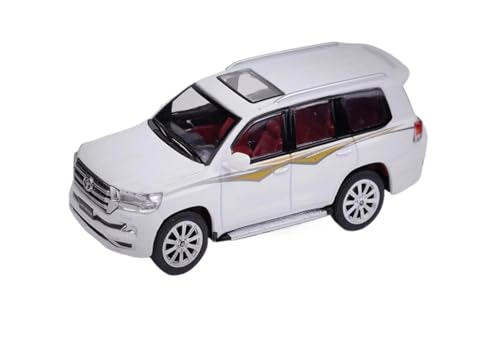 YRXIAO Modellbausatz Auto 1/64 Für Toyota Land Cruiser LC200 Miniatur Modell JKM SUV Spielzeug Auto Fahrzeug Frei Räder Diecast Legierung Sammlung Für Wohndekorationen von YRXIAO