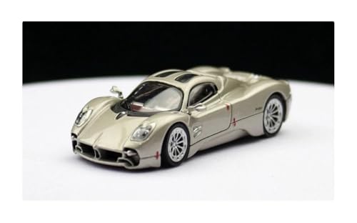 YRXIAO Modellbausatz Auto 1/64 für Pagani Utopia Super Sport Miniatur Modell Moderne Spielzeug Auto Fahrzeug Frei Räder Druckguss Legierung Modell Für Wohndekorationen(White) von YRXIAO