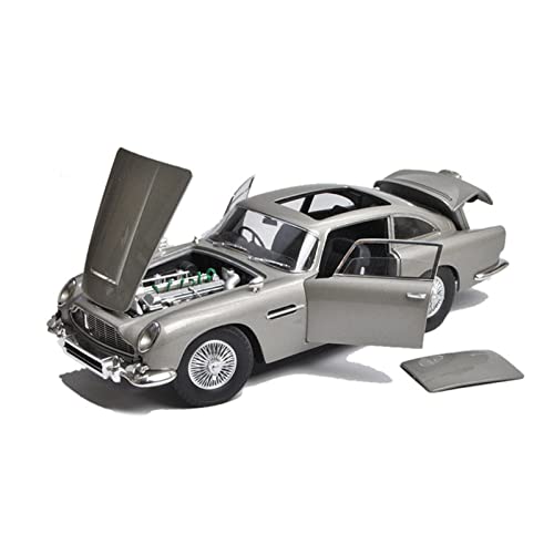 YRXIAO Modellbausatz Auto 1 18 Für Aston Martin DB5 007 Legierung Oldtimer-Modell Statische Diecast-Fahrzeugsimulation Sammlerstück Souvenir Für Wohndekorationen von YRXIAO