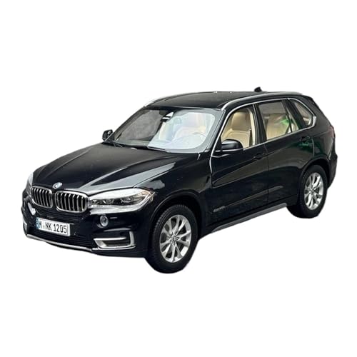 YRXIAO Modellbausatz Auto 1 18 Für BMW X5 F15 2012 Off-Road SUV Legierung Auto Modell Sammler Enthusiasten Geschenk Für Wohndekorationen(Schwarz) von YRXIAO