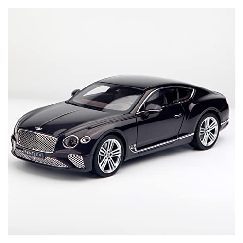 YRXIAO Modellbausatz Auto 1 18 Für Bentley Continental GT 2018 Simulation Metall Top Hard Car Modell Dekoration Geschenk Lila Für Wohndekorationen von YRXIAO