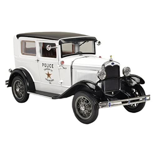 YRXIAO Modellbausatz Auto 1 18 Für Ford Typ A Legierung Diecast Polizeiauto Modell Statische Simulation Erwachsene Sammlerstück Souvenir Display Für Wohndekorationen von YRXIAO