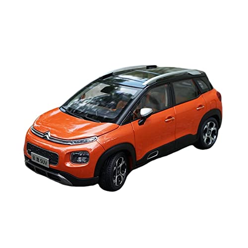 YRXIAO Modellbausatz Auto 1 18 Passend Für Citroen Aircross C4 Geländewagen Maßstab Legierung Automodell Statisches Ornament Sammlerstück Für Wohndekorationen(Orange) von YRXIAO