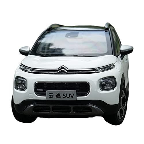 YRXIAO Modellbausatz Auto 1 18 Passend Für Citroen Aircross C4 Geländewagen Maßstab Legierung Automodell Statisches Ornament Sammlerstück Für Wohndekorationen(White) von YRXIAO