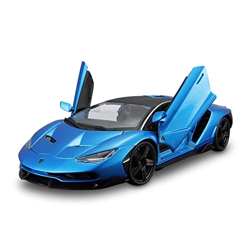 YRXIAO Modellbausatz Auto 1 18 Passend Für Lamborghini LP700 Simulation Sportwagen Modellauto Sammlung Ornamente Geschenk Blau Für Wohndekorationen von YRXIAO