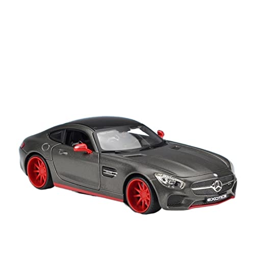 YRXIAO Modellbausatz Auto 1 24 Für AMG GT SLS Offene Sportwagen Statische Simulation Legierungsmodell Spielzeugauto Für Wohndekorationen(A) von YRXIAO