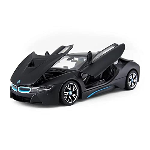 YRXIAO Modellbausatz Auto 1 24 Für BMW I8 Legierung Druckguss Automodell Dekoration Geschenk Junge Spielzeug Sammeln Für Wohndekorationen(A) von YRXIAO