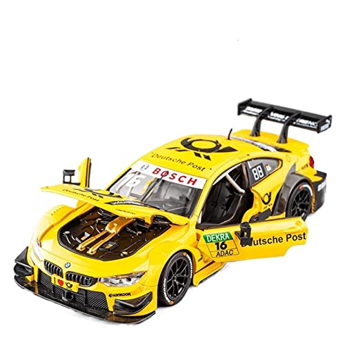 YRXIAO Modellbausatz Auto 1 24 Für BMW M4 DTM Rennwagen Legierung Diecast Automodell Spielzeug Sammeln Sie Kindergeschenke Für Wohndekorationen(A) von YRXIAO