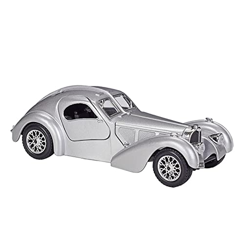 YRXIAO Modellbausatz Auto 1 24 Für Bugatti 1936 Atlantic Simulation Legierung Auto Fertigmodell Mit Basis Spielzeug Geschenksammlung Für Erwachsene Für Wohndekorationen von YRXIAO