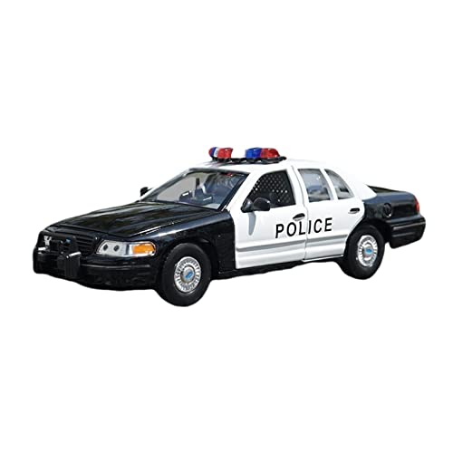 YRXIAO Modellbausatz Auto 1 24 Für Ford Crown Victoria 1999 Taxi Polizei Legierung Diecast Modell Spielzeugauto Für Kinder Geschenk Für Wohndekorationen(A) von YRXIAO