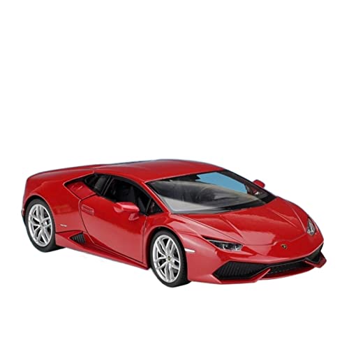 YRXIAO Modellbausatz Auto 1 24 Für Lamborghin Huracan LP610-4 Legierung Sportwagen Diecast Simulation Spielzeugauto Modell Geschenksammlung Für Wohndekorationen(Rot) von YRXIAO