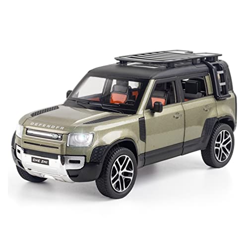 YRXIAO Modellbausatz Auto 1 24 Für Land Rover Defender Alloy Die Casting Model Collection Zurückziehen Spielzeugauto Kindergeschenke Für Wohndekorationen(A) von YRXIAO