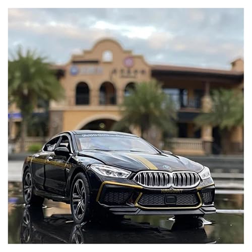 YRXIAO Modellbausatz Auto 1 32 Für BMW M8 Legierung Auto Simulation Modell Diecast Spielzeug Auto Metall Sammlung Miniatur Spielzeug Für Wohndekorationen(Schwarz) von YRXIAO