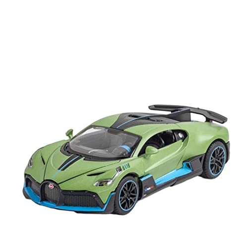 YRXIAO Modellbausatz Auto 1 32 Für Bugatti Divo Sport Druckguss Simulation Auto Modell Legierung Pull Back Sound Licht Spielzeug Fahrzeug Für Wohndekorationen(C) von YRXIAO