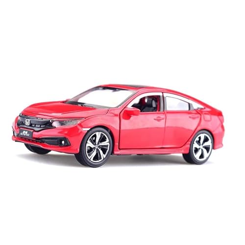 YRXIAO Modellbausatz Auto 1 32 Für Honda Civic Diecast Metall Auto Modell Sound Und Licht Sammeln Auto Spielzeug Geschenk Für Wohndekorationen von YRXIAO