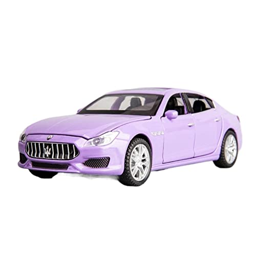 YRXIAO Modellbausatz Auto 1 32 Passend Für Maserati Geberit Metalllegierung Druckgussmodell Sammlerfahrzeuge Sound Light Pull Back Boys Für Wohndekorationen(A) von YRXIAO