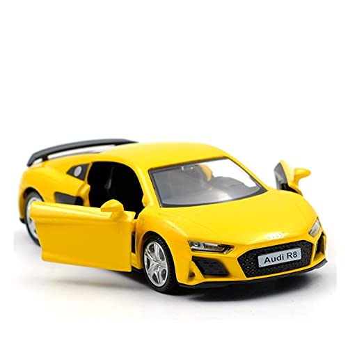 YRXIAO Modellbausatz Auto 1 36 for R8 Coupe Supercar Diecast Automodell Spielzeug Zurückziehen Kindergeschenksammlung Spielzeugauto Für Wohndekorationen(2) von YRXIAO