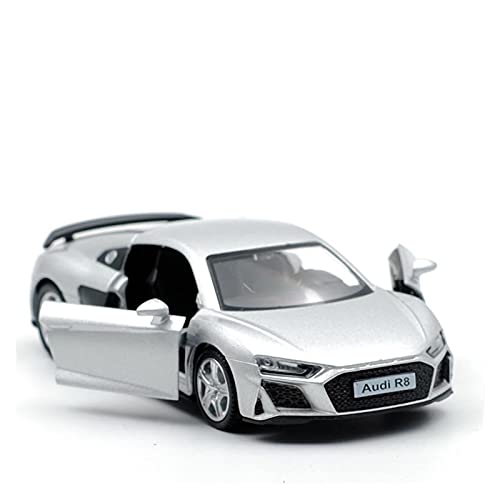 YRXIAO Modellbausatz Auto 1 36 for R8 Coupe Supercar Diecast Automodell Spielzeug Zurückziehen Kindergeschenksammlung Spielzeugauto Für Wohndekorationen(Taglia unica) von YRXIAO