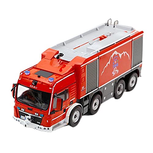 YRXIAO Modellbausatz Auto 1 43 Für France Tunnel Fire Truck Diecast-Legierung Spielzeugmodell Geschenkdekoration Sammlung Spielzeug Für Wohndekorationen von YRXIAO