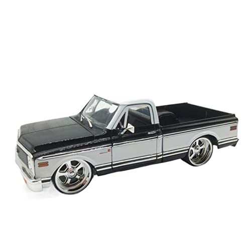 YRXIAO Modellbausatz Auto 1: 24 Für Chevrolet 1972 Pickup Alloy Car Model Collection Ornaments Geschenke Dekoration Spielzeug Für Wohndekorationen(B) von YRXIAO