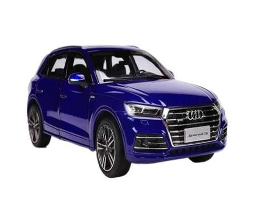 YRXIAO Modellbausatz Auto 1:18 FÜR Audi Q5L 2018 Druckguss-Legierungsautomodell Automodelle in limitierter Auflage Hobby-Display-Automodelle Für Wohndekorationen(Blue) von YRXIAO