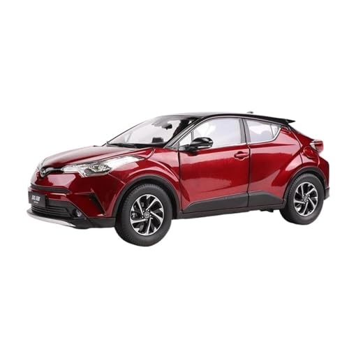 YRXIAO Modellbausatz Auto 1:18 FÜR FAW Toyota IZOA Diecast Legierung Modell Auto Spielzeug Sammlung Display Souvenir Display Dekoration Display Für Wohndekorationen(Red) von YRXIAO