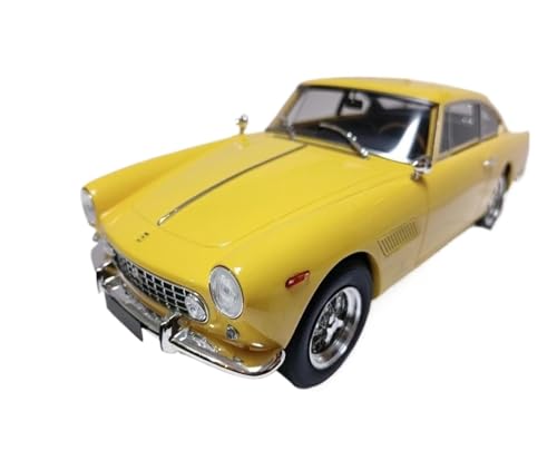 YRXIAO Modellbausatz Auto 1:18 FÜR Ferrari 250GT/E Coupé Pininfarina 1960 Gelber Oldtimer Limited Edition Harz Metall Statisches Modell Spielzeug Für Wohndekorationen von YRXIAO