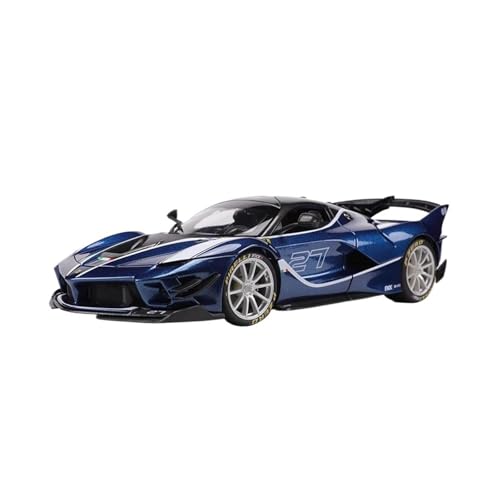 YRXIAO Modellbausatz Auto 1:18 FÜR Ferrari FXXK EVO Druckguss Legierung Auto Modell Auto Dekoration Sammlung Spielzeug Limited Edition Auto Für Wohndekorationen(Blue) von YRXIAO