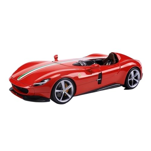 YRXIAO Modellbausatz Auto 1:18 FÜR Ferrari Monza SP1 Legierungsautomodell Rafa Sports Super Running Limited Edition Automodelle Legierungsdruckguss Für Wohndekorationen von YRXIAO