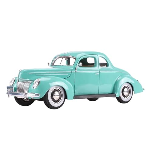 YRXIAO Modellbausatz Auto 1:18 FÜR Ford 1939 Deluxe Coupe Oldtimer Coupe Auto Legierung Automodell Sammeln Spielzeug Limited Edition Modelle Hobby Für Wohndekorationen von YRXIAO