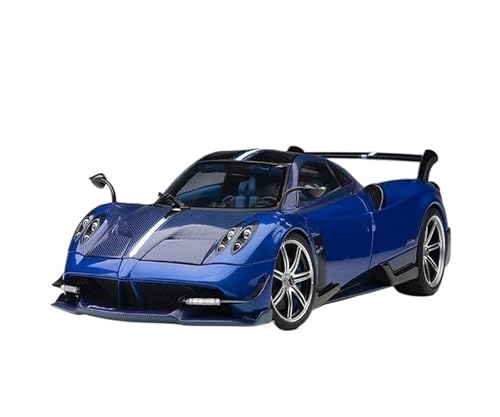 YRXIAO Modellbausatz Auto 1:18 FÜR Huayra BC Legierung Voll Offene Limited Edition Harz Metall Modell Ornament Spielzeug Display Auto Hause Für Wohndekorationen(Blue) von YRXIAO