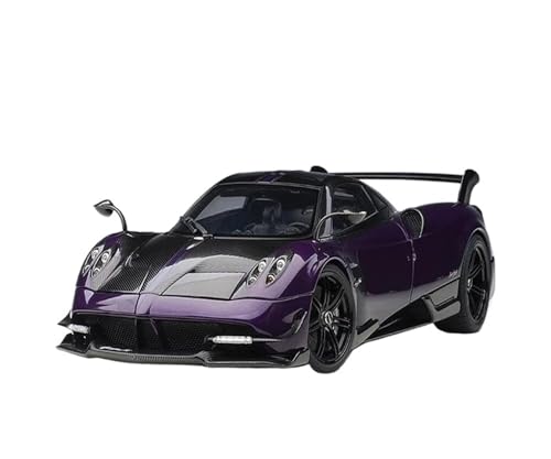 YRXIAO Modellbausatz Auto 1:18 FÜR Huayra BC Legierung Voll Offene Limited Edition Harz Metall Modell Ornament Spielzeug Display Auto Hause Für Wohndekorationen(Purple) von YRXIAO