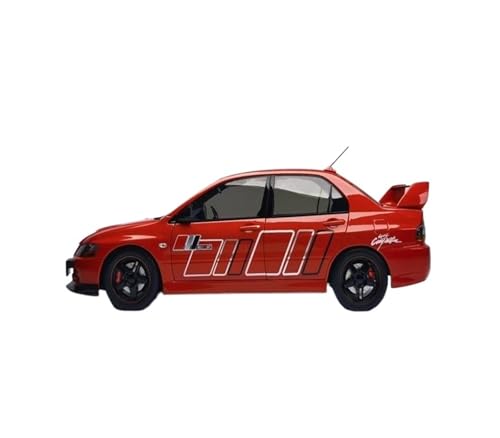 YRXIAO Modellbausatz Auto 1:18 FÜR Mitsubishi EVO 9 Legierung Vollständig Offenes Metall Statisches Auto Modell Spielzeug Hobby Display Ornament Für Wohndekorationen von YRXIAO