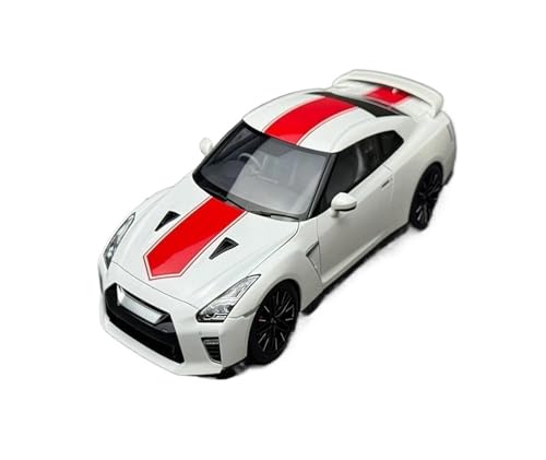 YRXIAO Modellbausatz Auto 1:18 FÜR Nissan GT-R R35 50th Anniversary Edition Automodell Statische Verzierung Limited Edition Home Art Dekorations Für Wohndekorationen(Blue) von YRXIAO