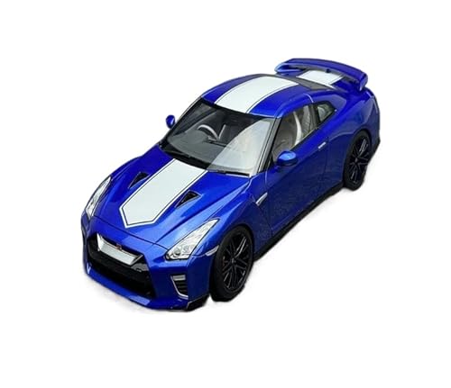 YRXIAO Modellbausatz Auto 1:18 FÜR Nissan GT-R R35 50th Anniversary Edition Automodell Statische Verzierung Limited Edition Home Art Dekorations Für Wohndekorationen(White) von YRXIAO