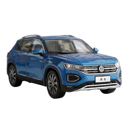 YRXIAO Modellbausatz Auto 1:18 FÜR VW TAYRON SUV Legierung Auto Modell Diecast Metall Geländewagen Auto Modell Sammlung Spielzeug Dekoration Hobby Für Wohndekorationen(Blue) von YRXIAO