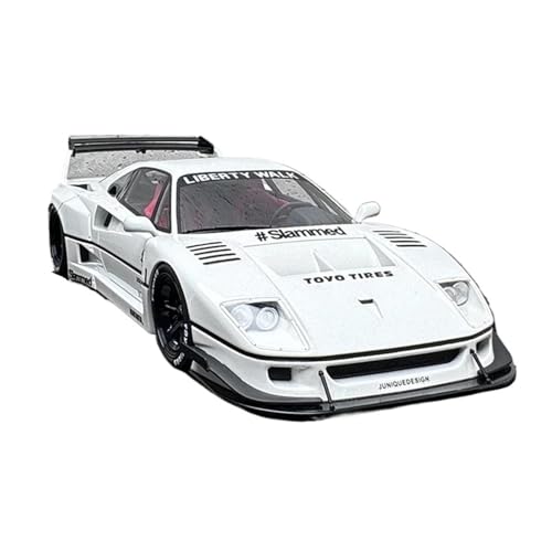 YRXIAO Modellbausatz Auto 1:18 Ferrari LB Works F40 2023 Kunstharz-Automodell GT470 Hobby-Desktop-Display-Modell Heimdekorationsmodell Druckgussauto Für Wohndekorationen von YRXIAO