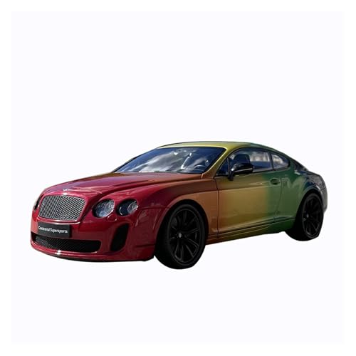 YRXIAO Modellbausatz Auto 1:18 Für Bentley Continental GT Rainbow Theme Painted Edition Legierung Volloffenes Modell Metallautomodell Auto Für Wohndekorationen von YRXIAO