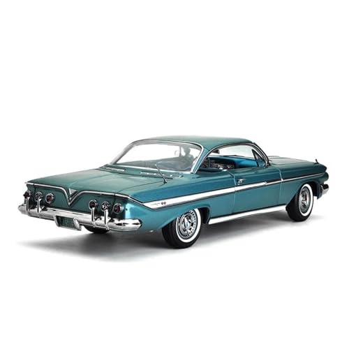 YRXIAO Modellbausatz Auto 1:18 Für Chevrolet 1961 Impala Sports Coupe Legierungsautomodell Statisches Display Sammlerstück Souvenir Decration-Modell Für Wohndekorationen von YRXIAO