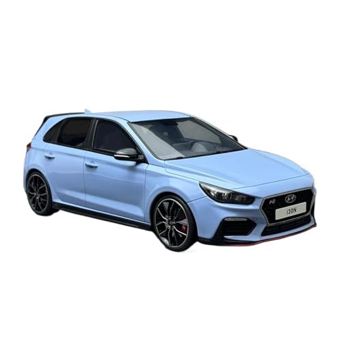 YRXIAO Modellbausatz Auto 1:18 Für Hyundai I30N 2017 Modell Harz Statische Dekoration Sammlung Home Kunst Dekoration Modelle Display Auto Modelle Für Wohndekorationen von YRXIAO