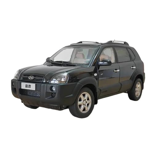 YRXIAO Modellbausatz Auto 1:18 Für Hyundai Tucson SUV Legierung Automodell Druckguss Souvenir Sammeln Erwachsene Hobby Metallspielzeug Statisches Für Wohndekorationen(Black) von YRXIAO