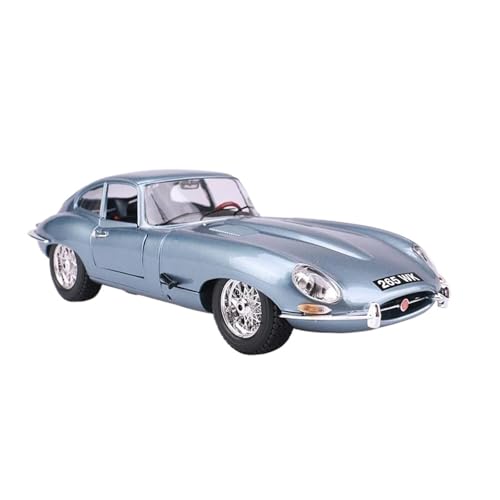 YRXIAO Modellbausatz Auto 1:18 Für Jaguar E-Type Druckguss-Legierung Modell Klassische Cabrio Mock-ups Desktop Dekoration Modell Limited Edition Für Wohndekorationen(Blue) von YRXIAO