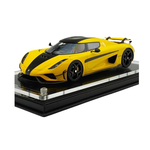 YRXIAO Modellbausatz Auto 1:18 Für Koenigsegg Regera Supercar Limited Edition Harz Automodell Sammlerlegierung Automodell Für Wohndekorationen von YRXIAO