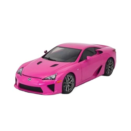 YRXIAO Modellbausatz Auto 1:18 Für Lexus LFA LEIDENSCHAFTLICHE ROSA Modell Legierung Druckguss Hobby Display Modell Desktop Ornamente Auto Modell Für Wohndekorationen von YRXIAO