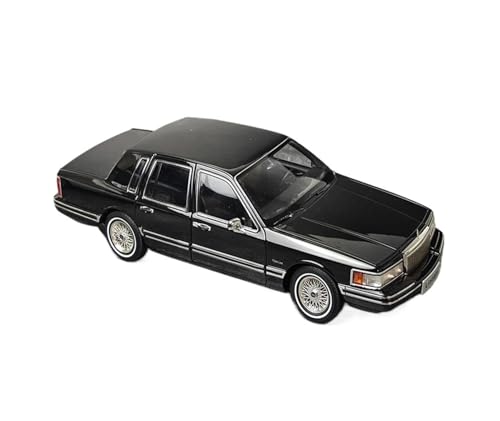 YRXIAO Modellbausatz Auto 1:18 Für Lincoln Town CAR Modell Metalldruckgussmodell Heimkunstdekoration Modellautos Automodelle In Limitierter Auflage Für Wohndekorationen(Black) von YRXIAO